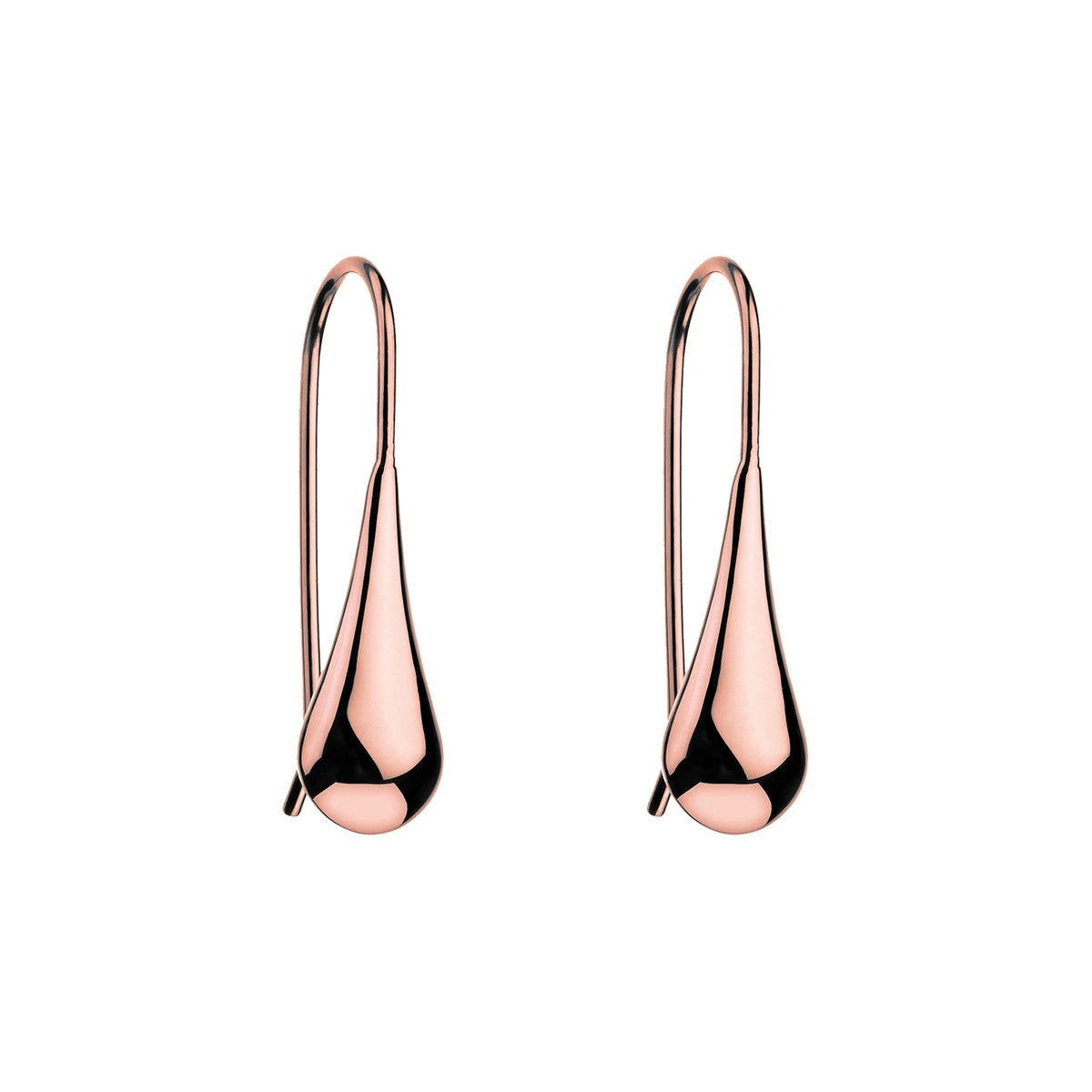 NAJO TEARDROP EARRING ROSE GOLD PLATED