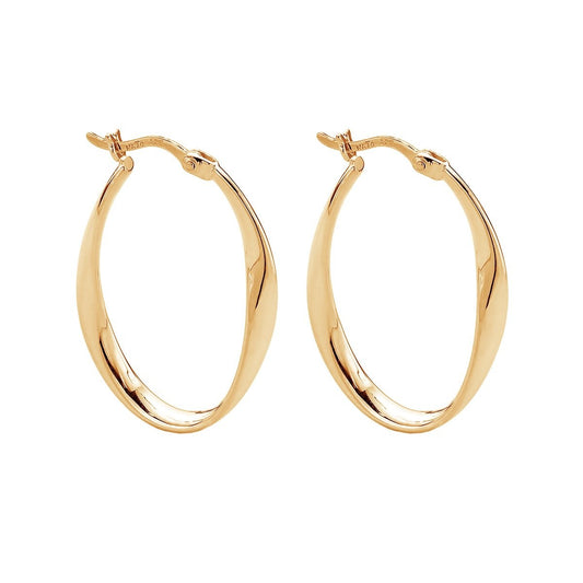 NAJO CINTA HOOP EARRING GOLD PLATED