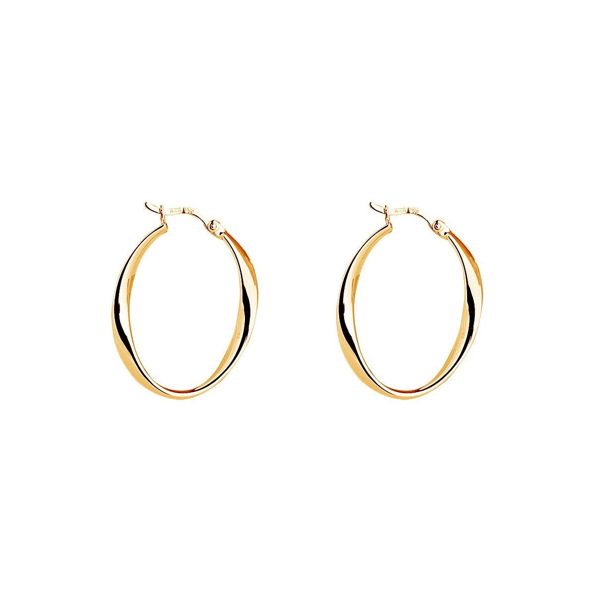 NAJO CINTA HOOP EARRING GOLD PLATED