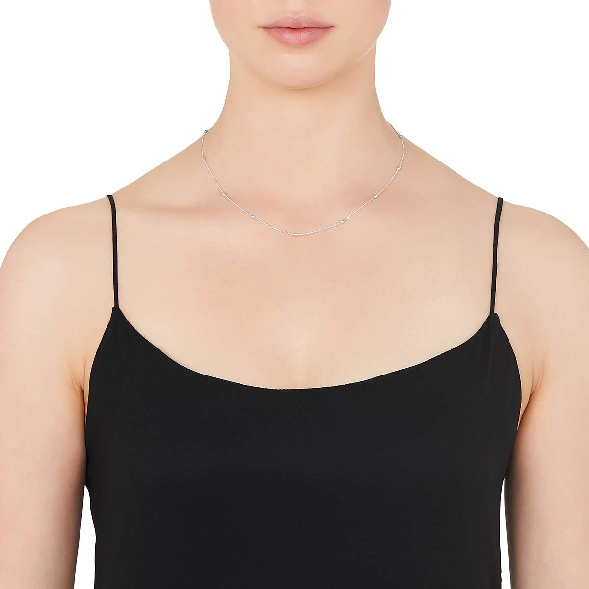 NAJO LIKE A BREEZE OVAL BEADS NECKLACE