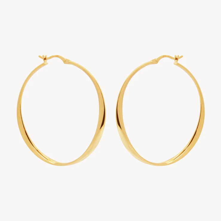 NAJO VESPA HOOP EARRING GOLD