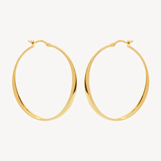 NAJO VESPA HOOP EARRING GOLD