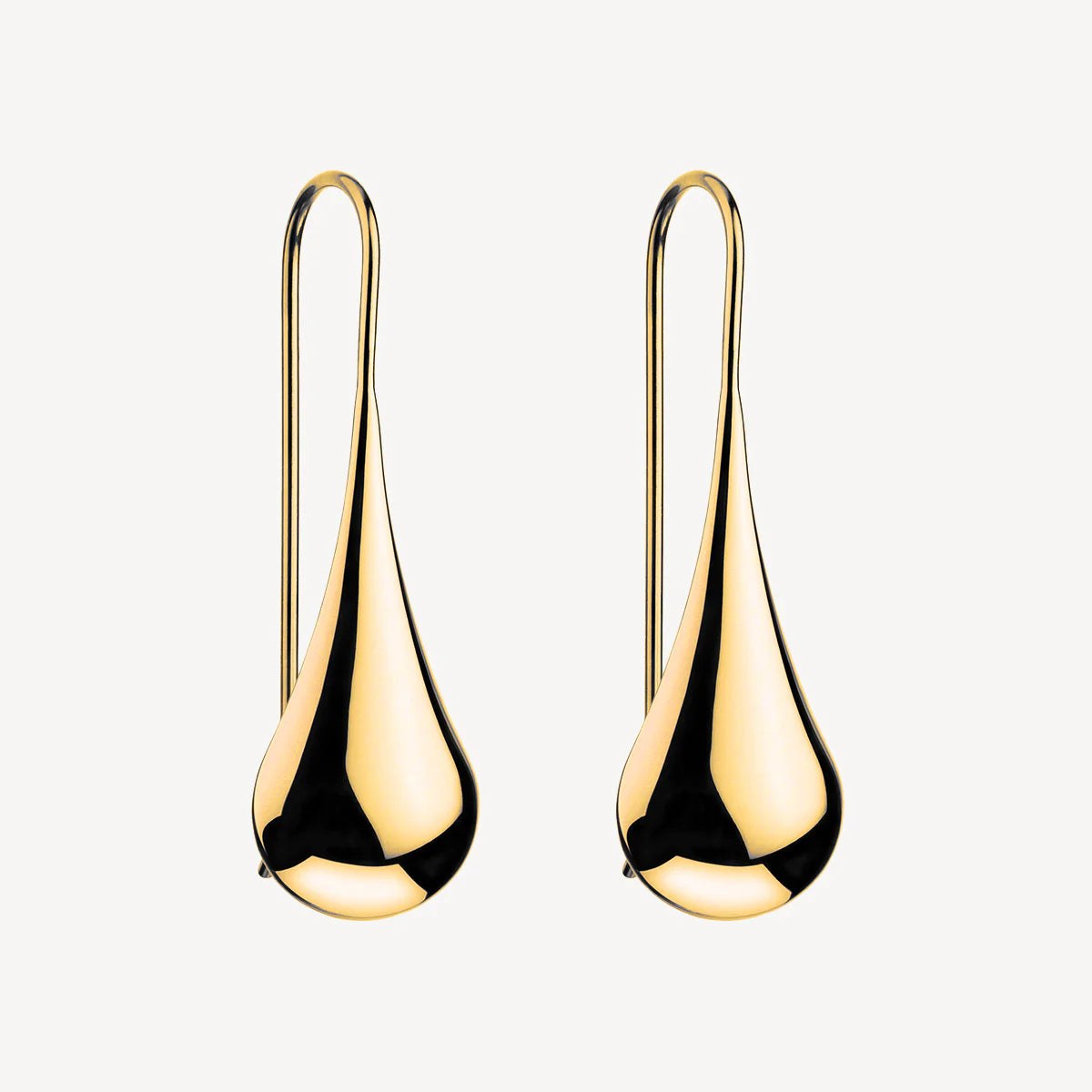 NAJO GOLD PLATED TEARDROP EARRING