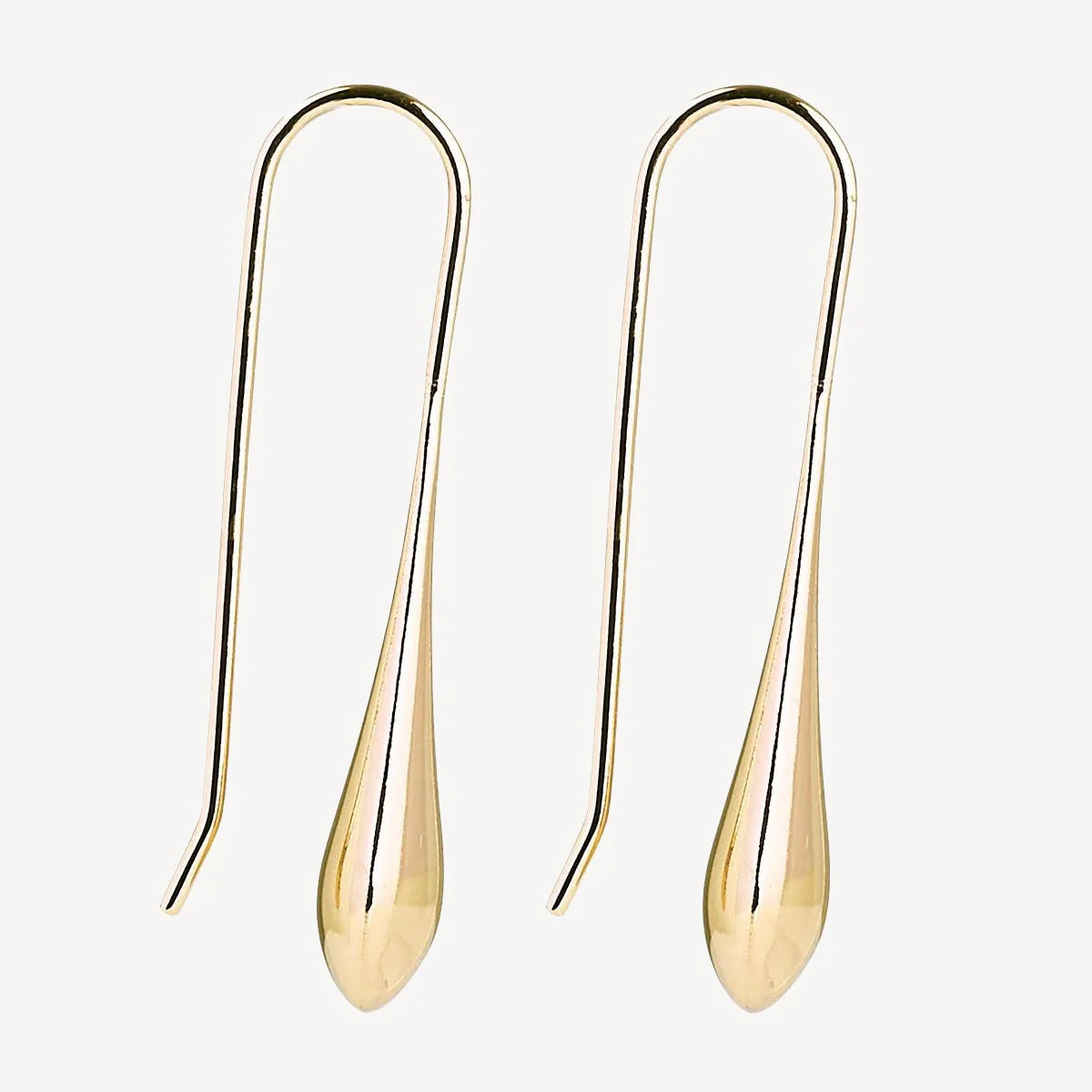 NAJO GOLD PLATED TEARDROP EARRING
