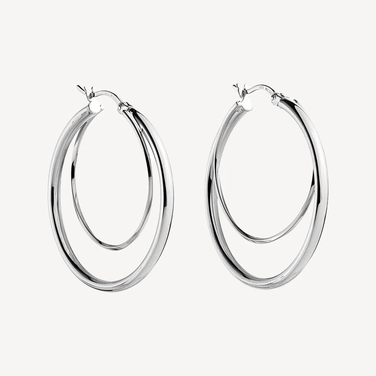 NAJO WHIRLPOOL HOOP EARRING