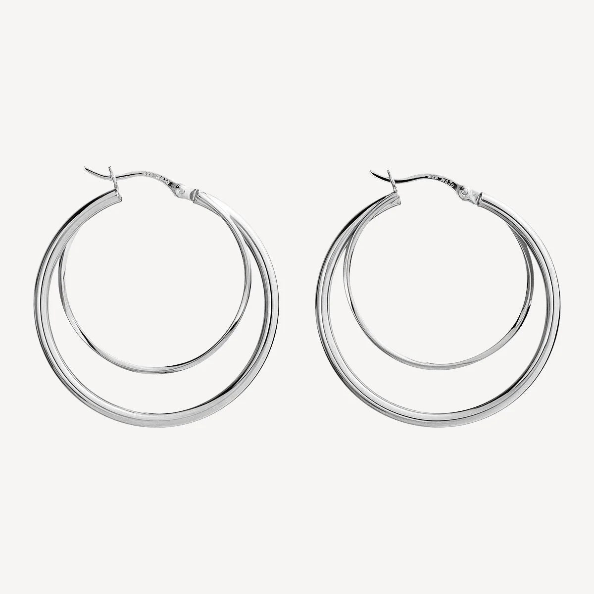 NAJO WHIRLPOOL HOOP EARRING