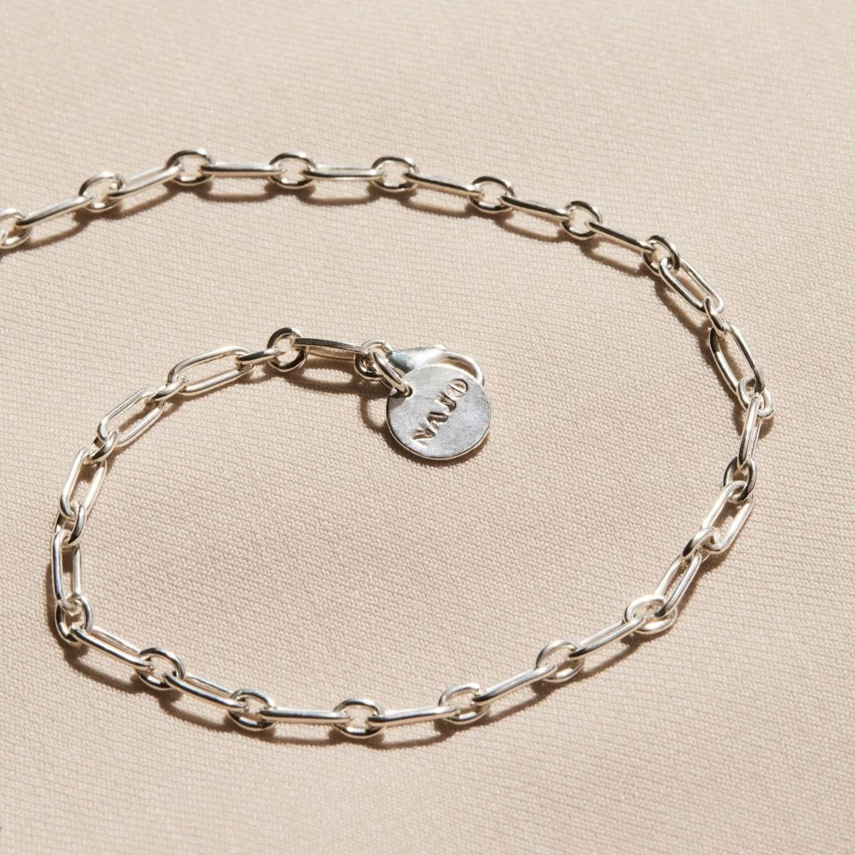 NAJO RECTANGLE LINK CHAIN ANKLET