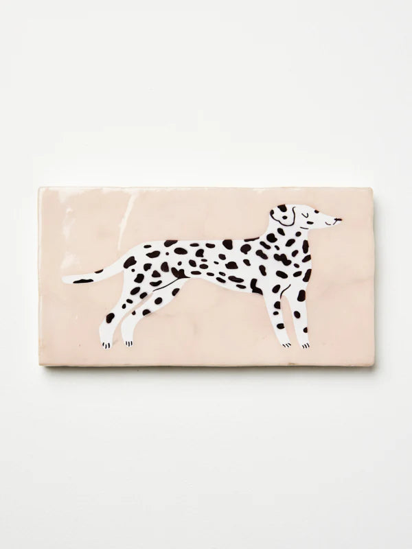 JONES & CO PUP DALMATION TILE