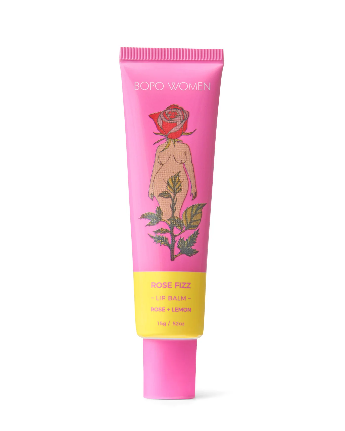 BOPO LIP BALM ROSE FIZZ