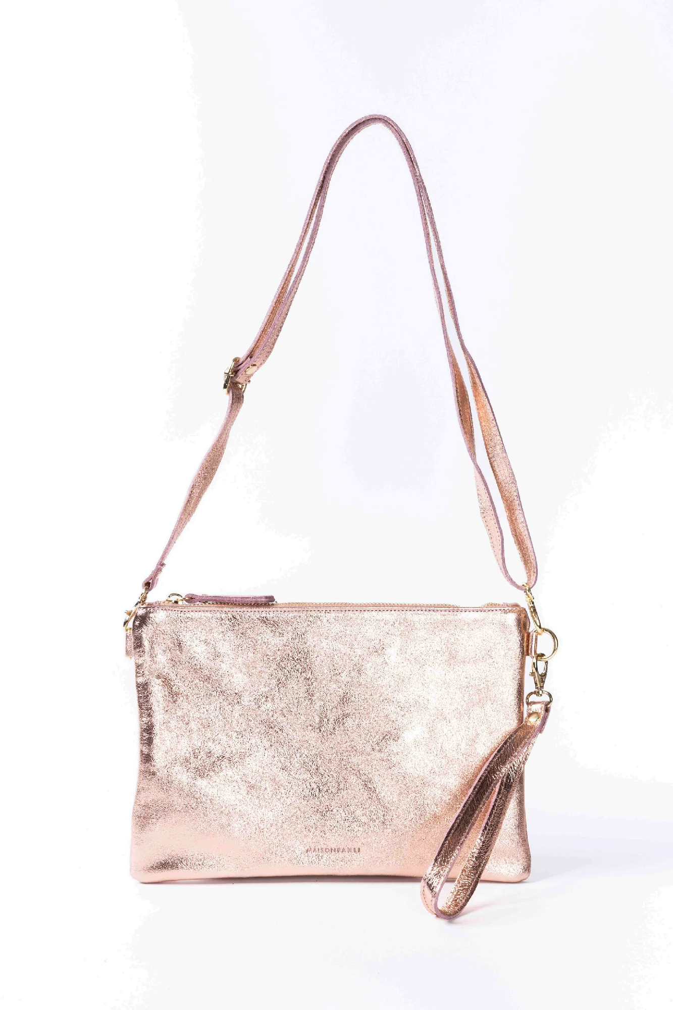 MAISON FANLI CROSSBODY/CLUTCH BAG ROSE
