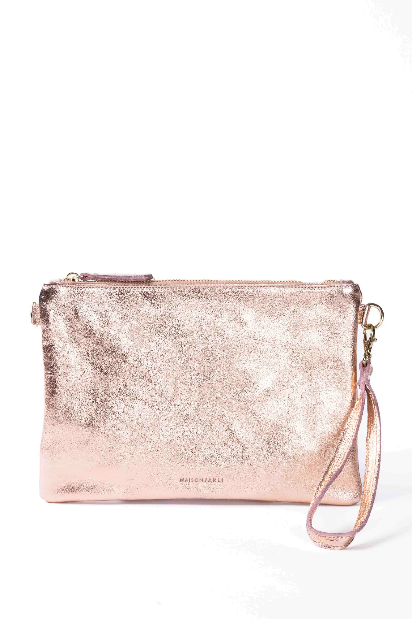 MAISON FANLI CROSSBODY/CLUTCH BAG ROSE