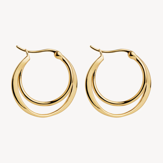 NAJO ECLIPSE HOOP EARRING GOLD