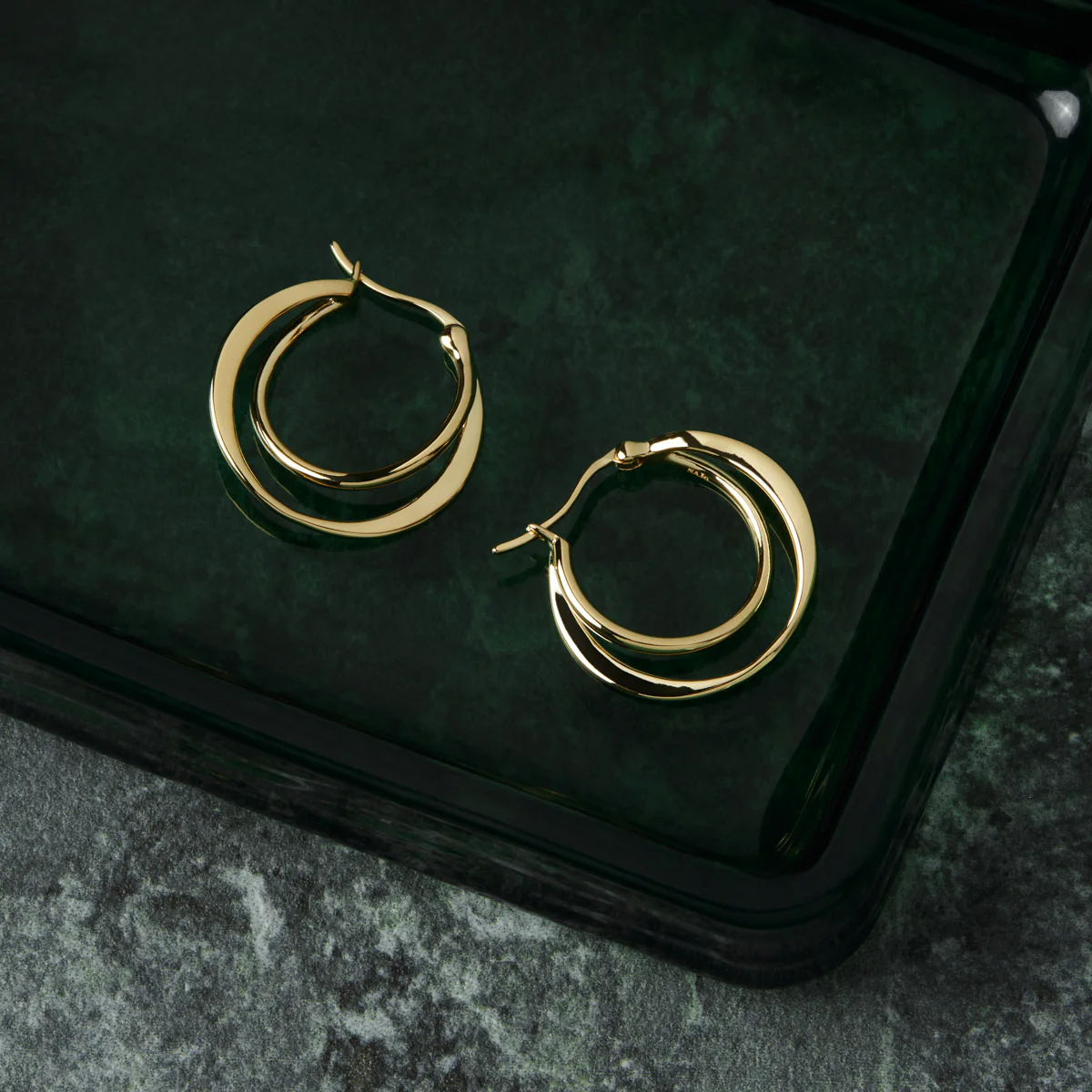 NAJO ECLIPSE HOOP EARRING GOLD