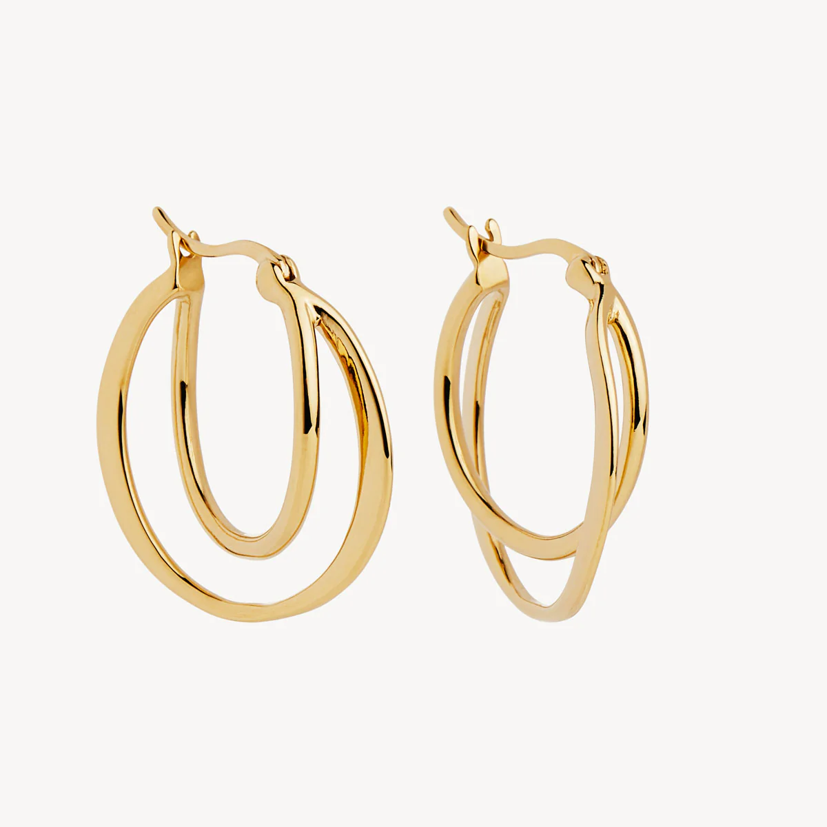 NAJO ECLIPSE HOOP EARRING GOLD