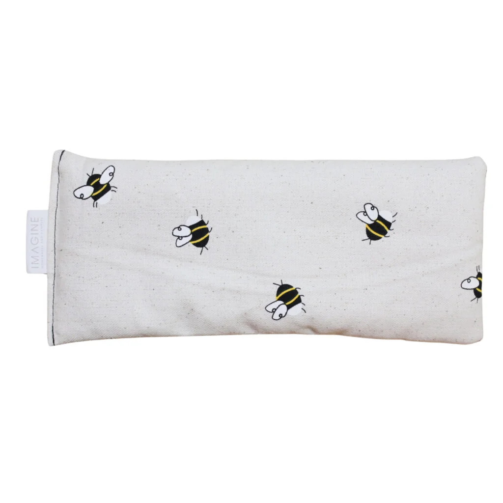 UNSCENTED WHEAT EYE PILLOW BUZZING BEE