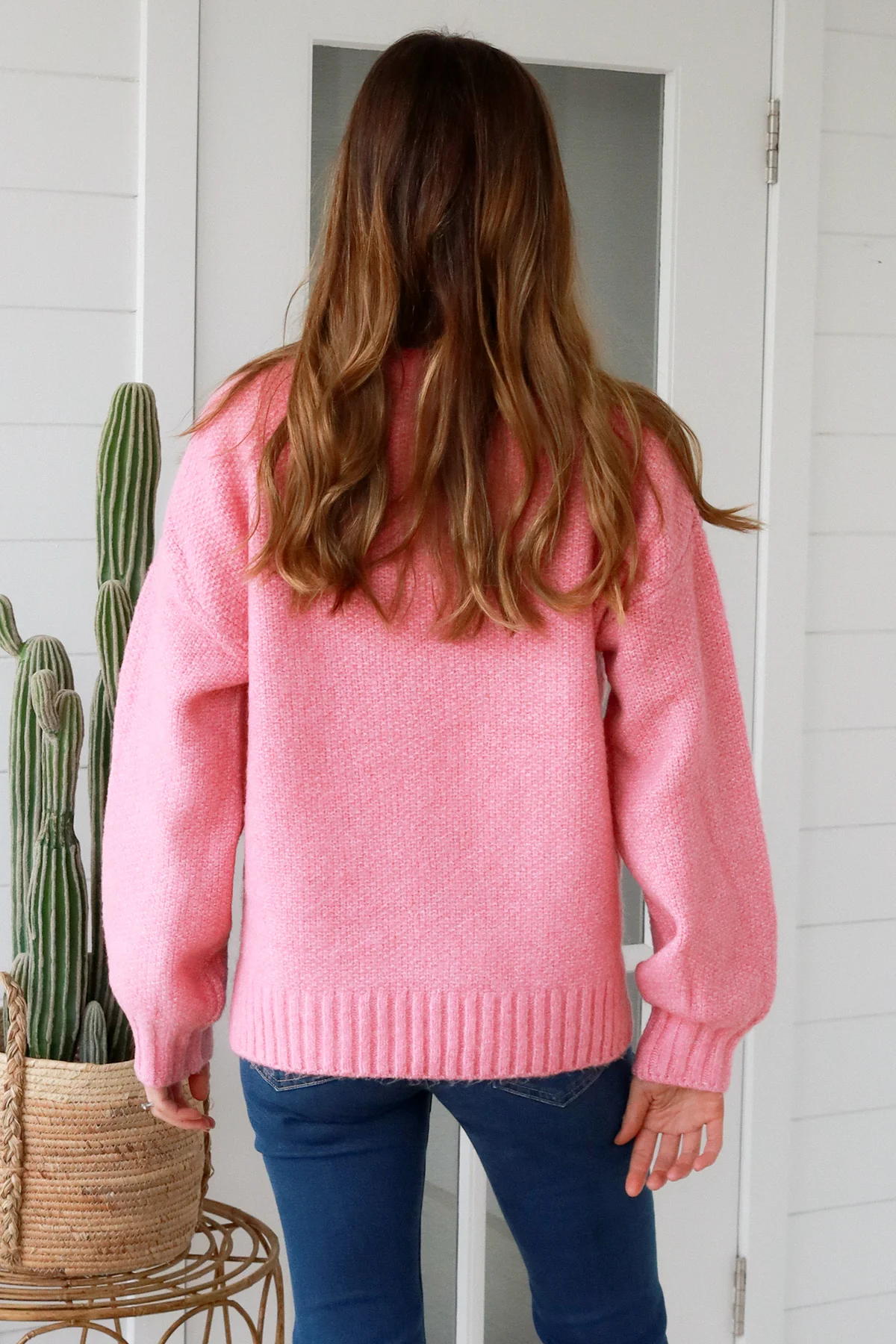 CHARLOTTE THE LABEL PINK FREE SIZE JUMPER SOMEWHERE