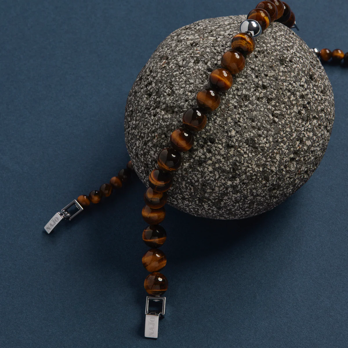 NAJO MENS ATLAS BRACELET TIGERS EYE