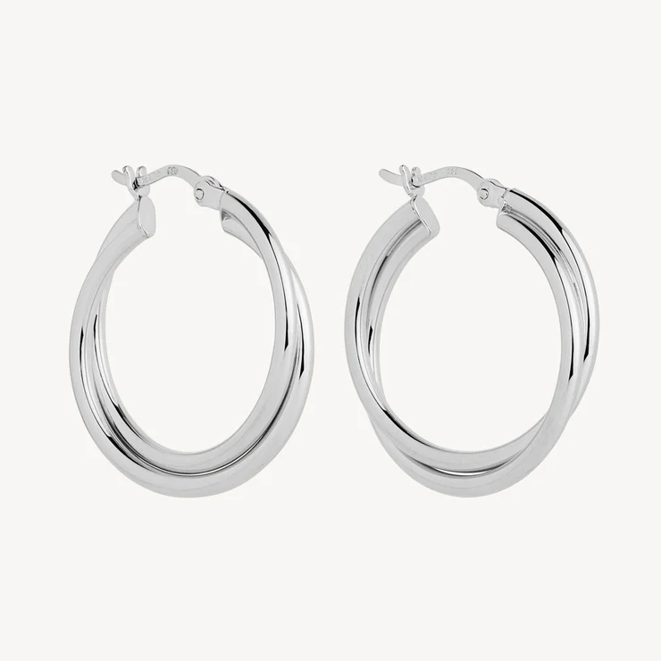 NAJO DUET HOOP EARRING