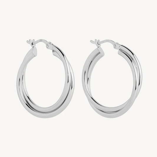 NAJO DUET HOOP EARRING