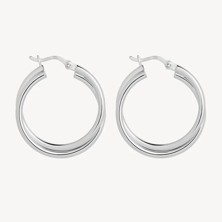 NAJO DUET HOOP EARRING