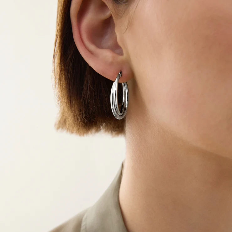 NAJO DUET HOOP EARRING