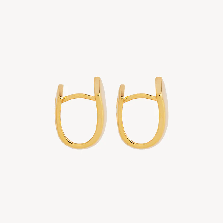 NAJO VERSAILLES HUGGIE EARRING GOLD