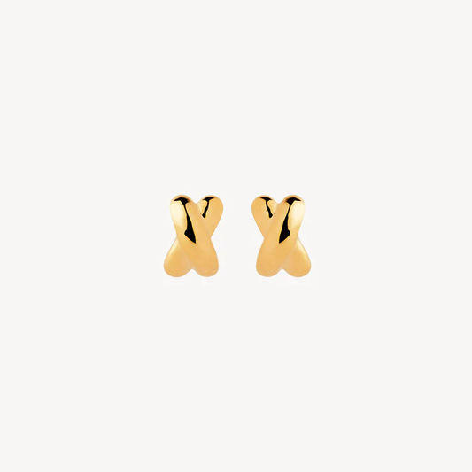 NAJO BISOUS STUD EARRING GOLD