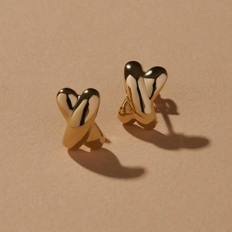 NAJO BISOUS STUD EARRING GOLD