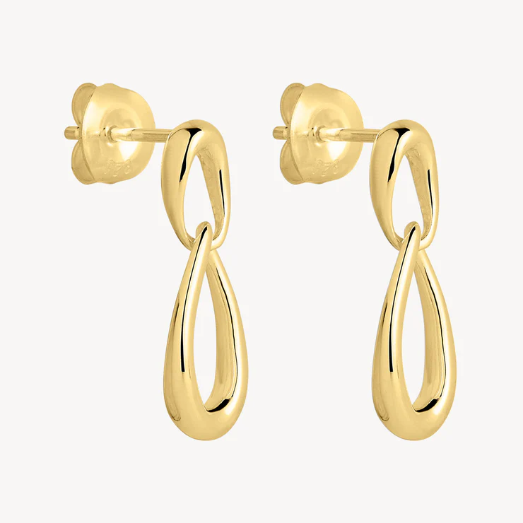 NAJO VIVANTE DROP EARRING GOLD