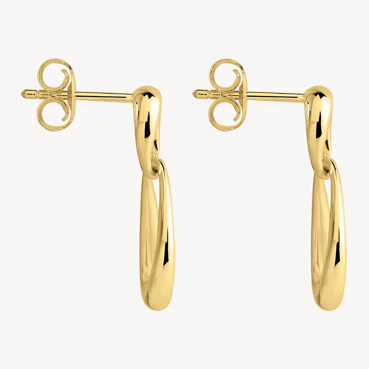 NAJO VIVANTE DROP EARRING GOLD