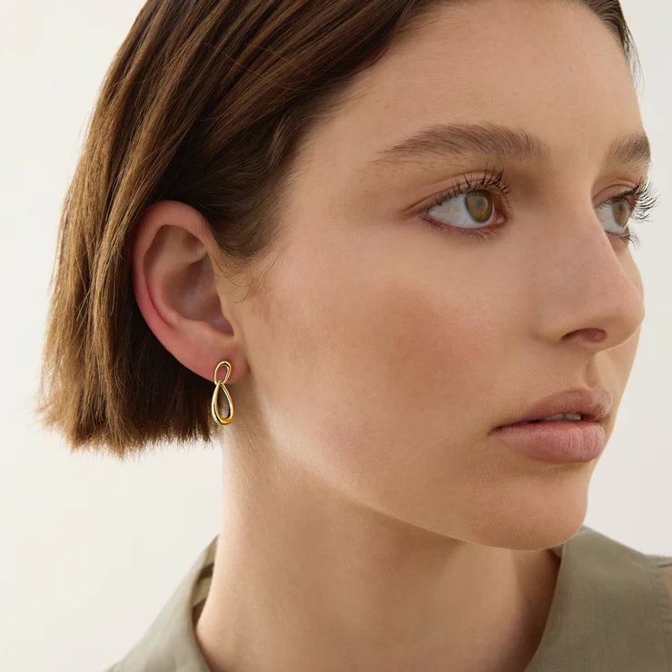 NAJO VIVANTE DROP EARRING GOLD