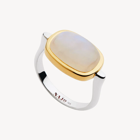 NAJO RAINBOW MOONSTONE RING L
