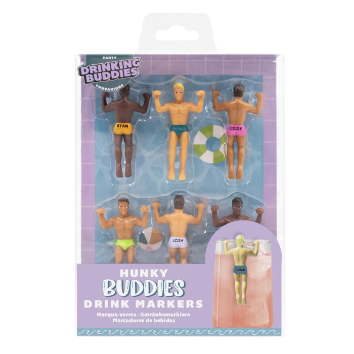 HUNKY BUDDIES DRINK MARKERS