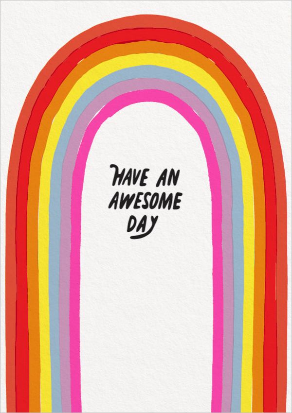 OHH DEER CARD HAVE AN AWESOME DAY