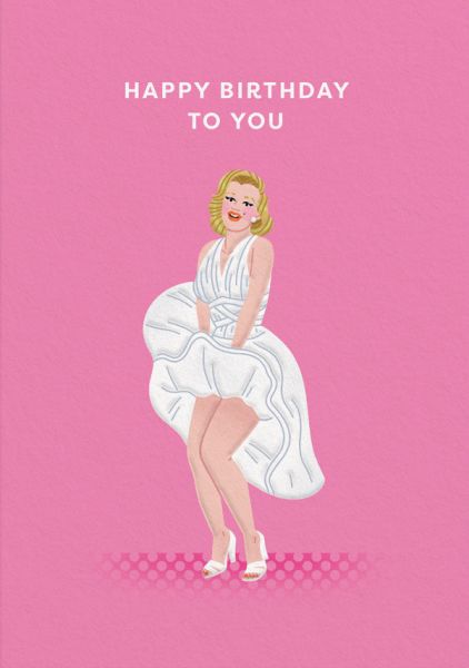 OHH DEER CARD MARYLIN MONROE