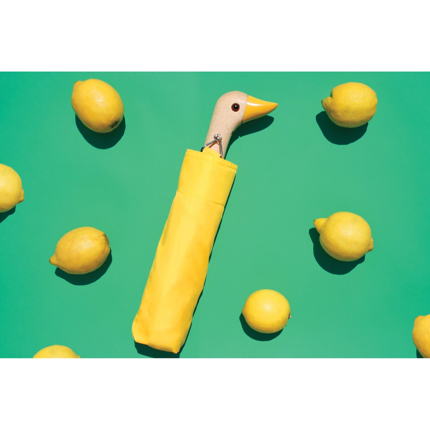 DUCK UMBRELLA COMPACT YELLOW