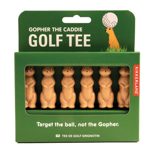 KIKKERLAND GOPHER THE CADDY GOLF TEE