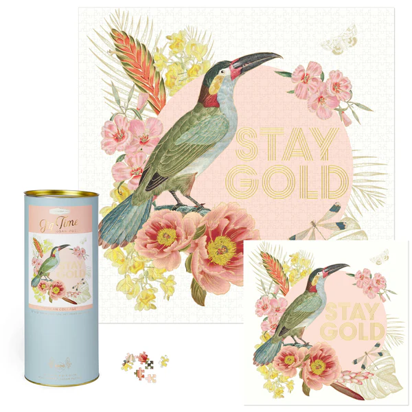 DESIGNWORKS INK PUZZLE TOUCAN COLLAGE 1000 PIECE