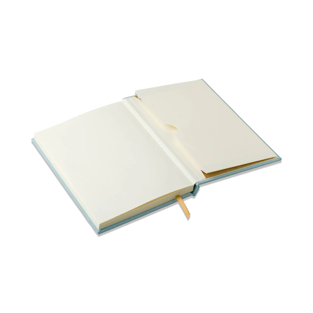 DESIGNWORKS INK SUEDE CLOTH JOURNAL ARCH DOT BLUE
