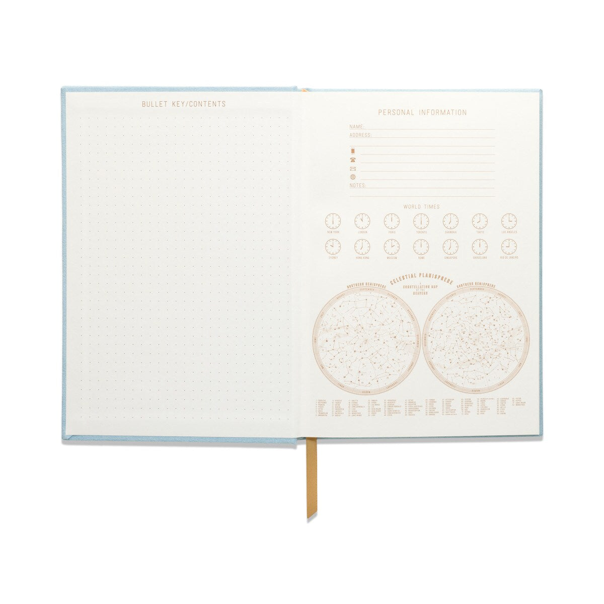 DESIGNWORKS INK SUEDE CLOTH JOURNAL ARCH DOT BLUE
