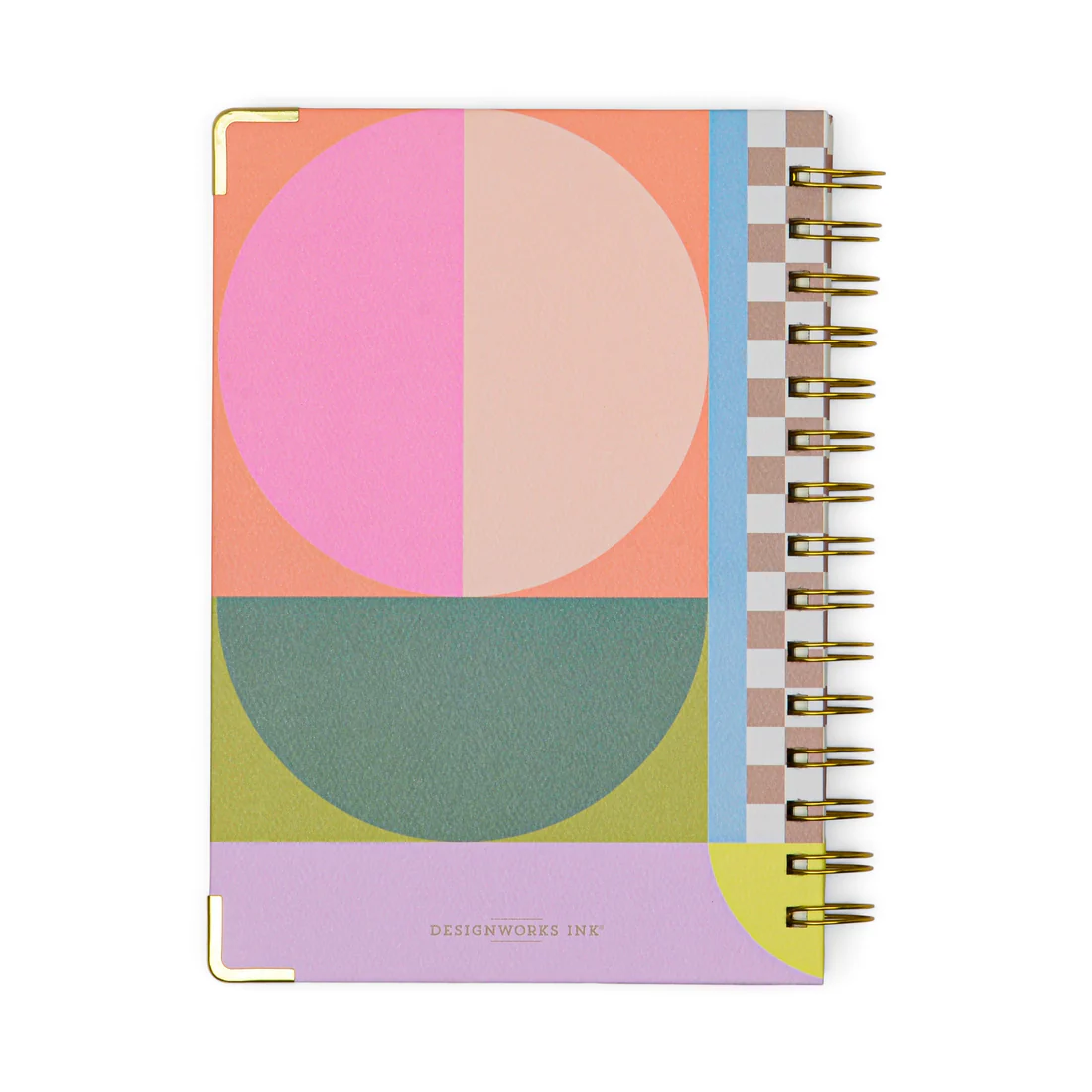 DESIGNWORKS INK UNDATED 13 MO PERPETUAL PLANNER GEO CHECKS