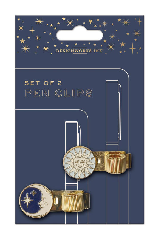 DESIGNWORKS INK PEN CLIPS - CELESTIAL SET 2