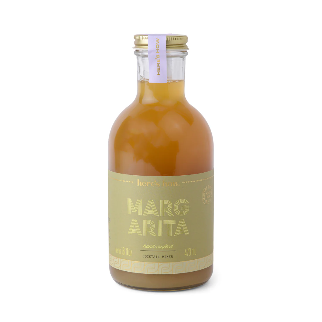 HERE'S HOW CRAFTED COCKTAIL MIXER MARGARITA