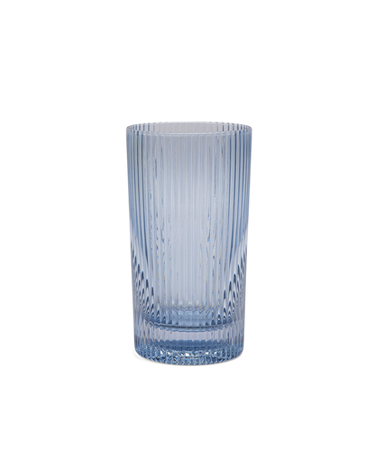HERE'S HOW STELLA HIGHBALL GLASS SET 2 BLUE