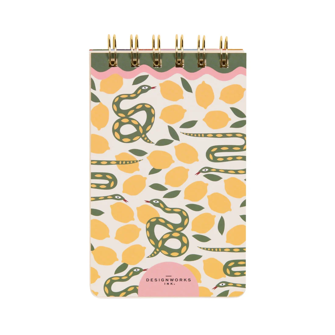 DESIGNWORKS INK TWIN WIRE NOTEPAD SNAKE