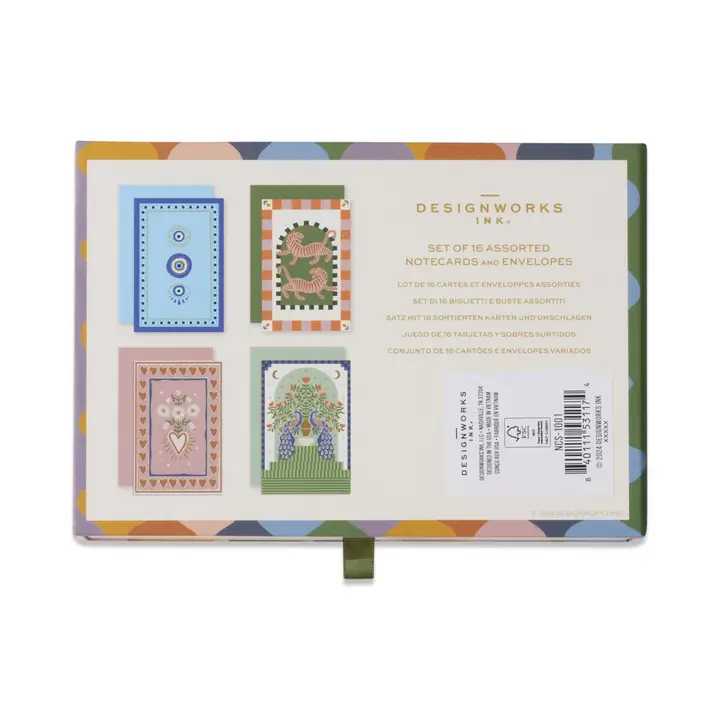 DESIGNWORKS INK NOTECARD SET 16 - ADOPO