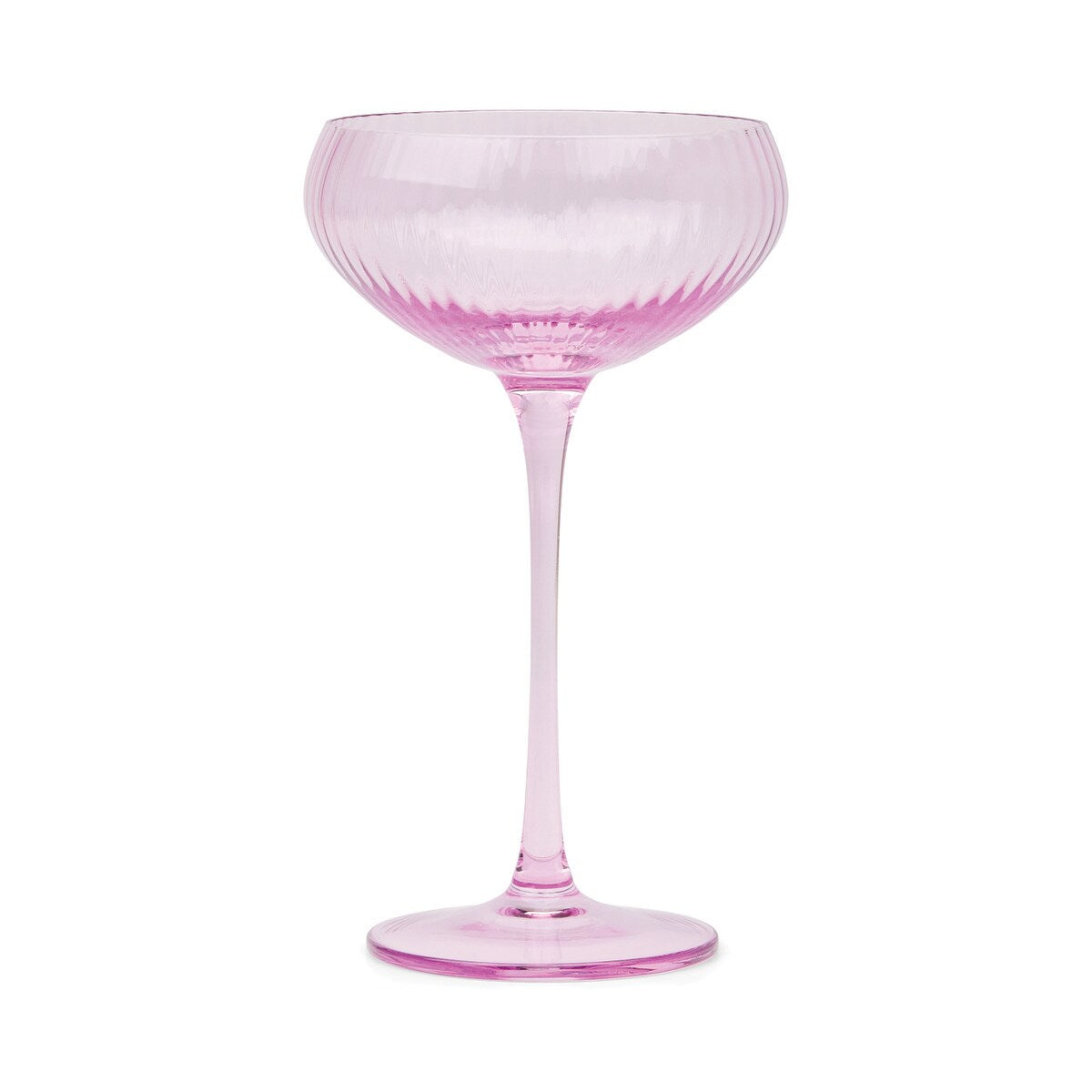 HERE'S HOW LOU COUPE GLASS SET 2 LILAC