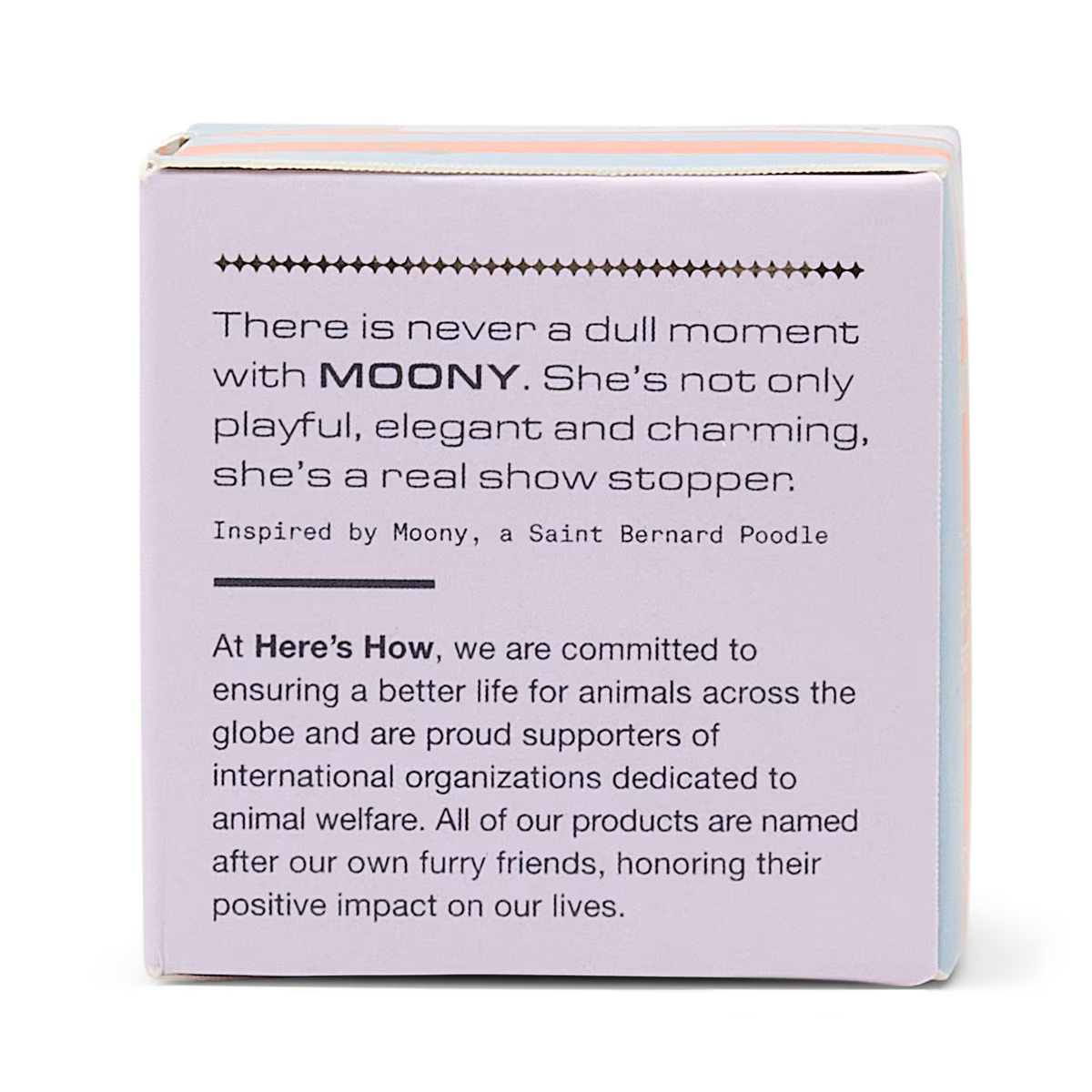 HERE'S HOW THE MOONY GLASS BOTTLE STOPPER - LILAC