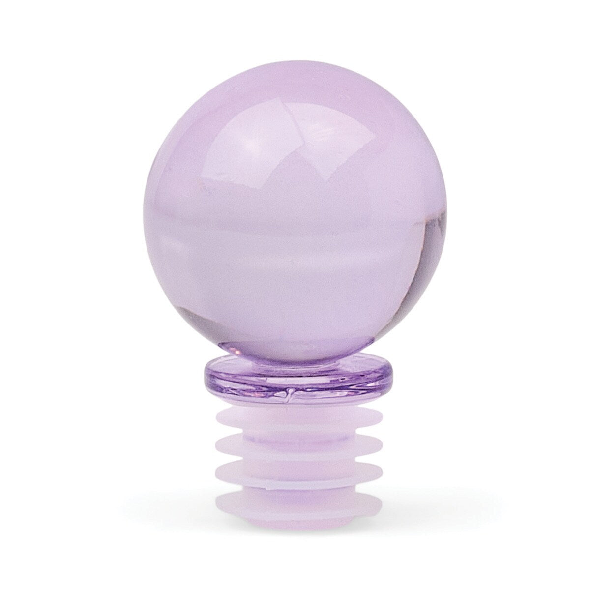 HERE'S HOW THE MOONY GLASS BOTTLE STOPPER - LILAC