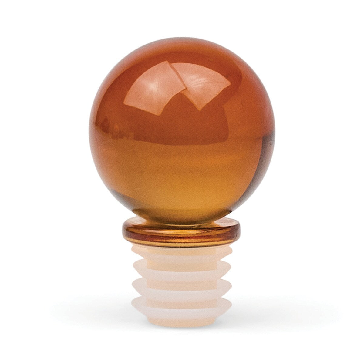 HERE'S HOW THE MOONY GLASS BOTTLE STOPPER - AMBER